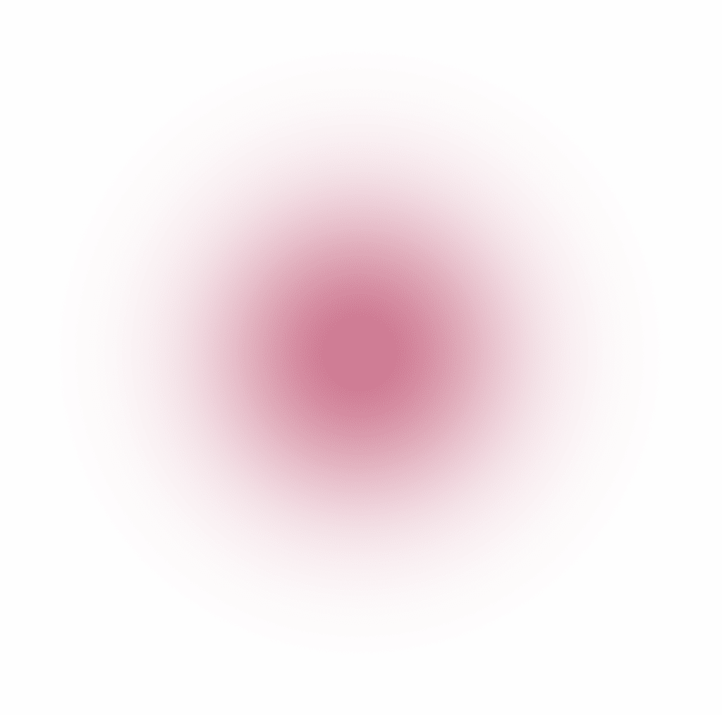 Soft red gradient blur circle on white background